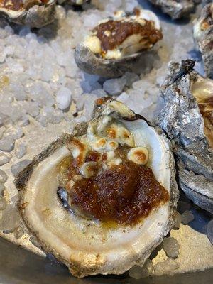 Bacon jam oysters