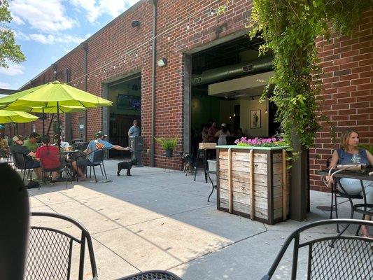 Front entrance to the bar.