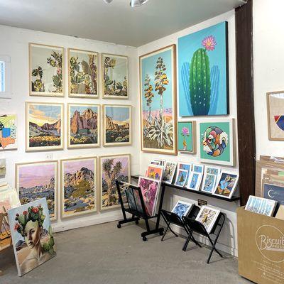 One the most colorful corners of the gallery for lovers of a vibrant southwestern landscape