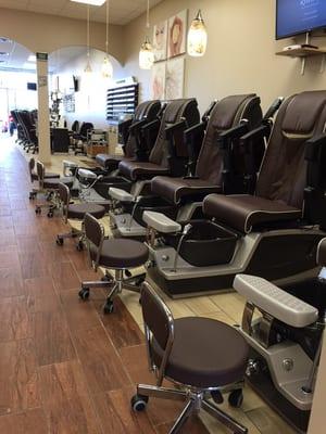 Our salon is new, well equipped and clean is a must!