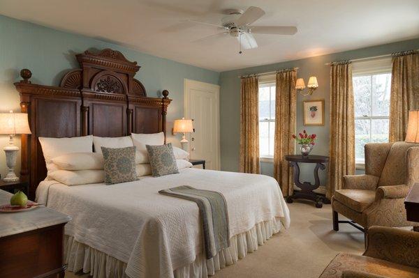 Guest rooms at Pentagoet Inn are designed with your comfort in mind