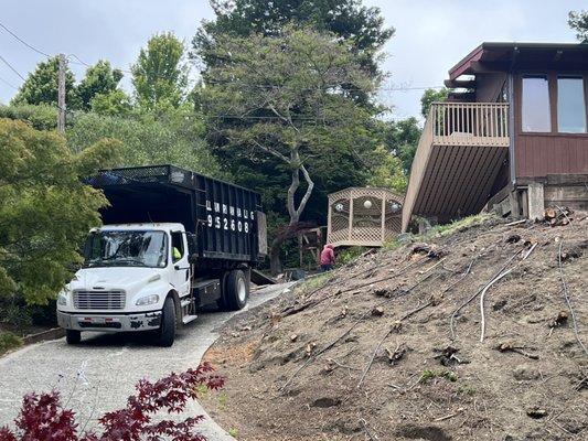 We are removing construction debris in Lafayette today. Need Junk removal? We are fast, efficient and affordable. Contact us!