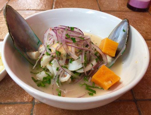 Ceviche...soooo good.