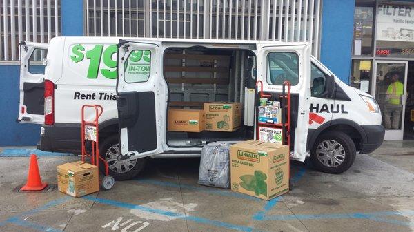 CARGO VANS & MOVING SUPPLIES -BOXES-STRAP-DOLLIES-TIE DOWN- MATTRESS COVERS