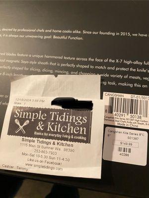 Simple Tidings & Kitchen