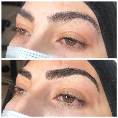 Microblading (before and after)