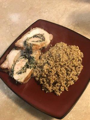 Brown & Wild Rice Stuffed Roast Pork Loin...