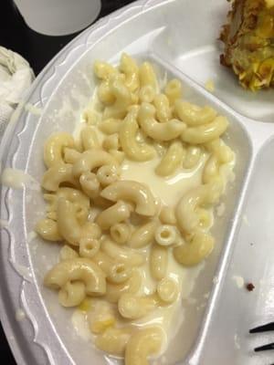 I love their BBQ, but the Mac & cheese is a pale, tasteless mess.