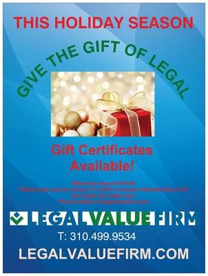 Give the Gift of Legal!