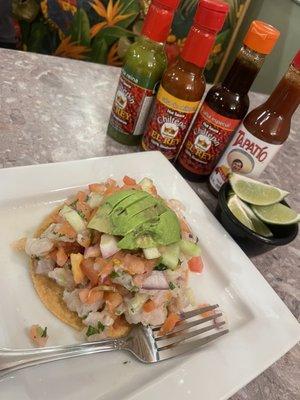 Pescado ceviche