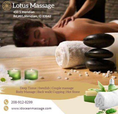 A hot stone massage is a type of massage therapy. It's used to help you relax and ease tense muscles  and damaged soft tissue...