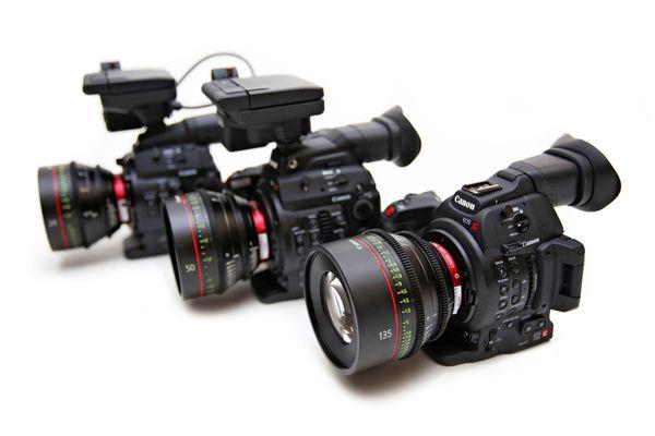 We have all of Canon's top-of-the-line C-Series cinema cameras ready to be rented out!