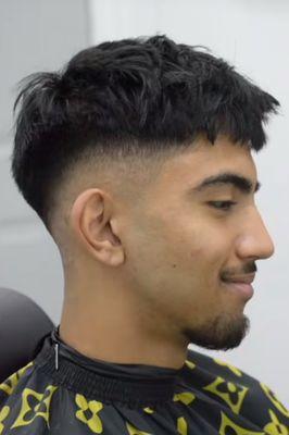 Mid-High fade that I wanted