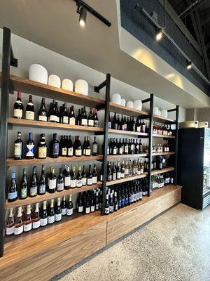 Beautiful wall of wines