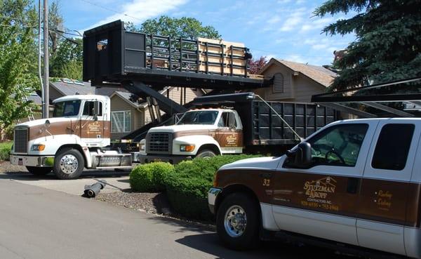 Residential Crew Roofing House