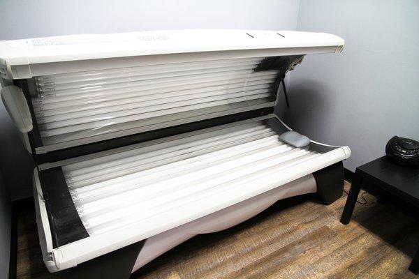 Level 2 lay down tanning bed.  Level 3 stand up bed also available!