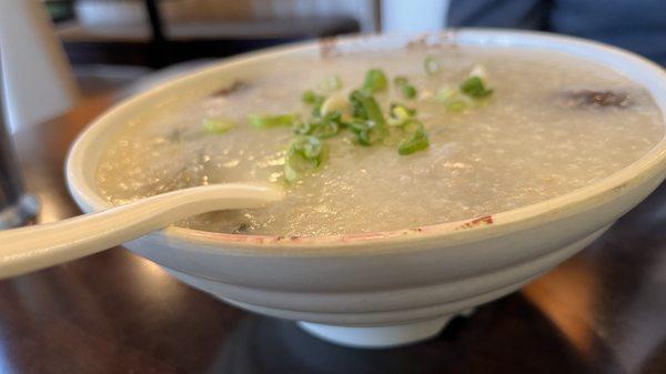 Pork & Century Egg Porridge (congee with thousand year old egg)