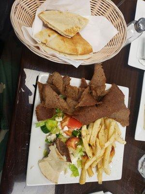 Gyro platter