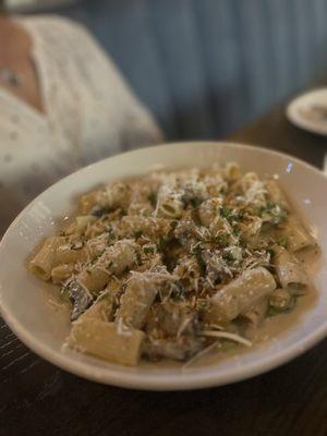 Wild mushroom rigatoni