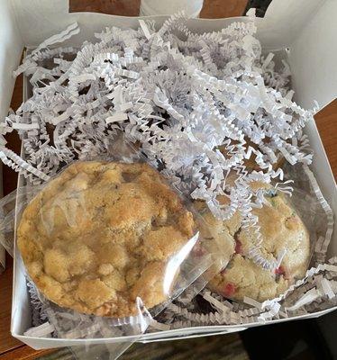 Assorted cookies-individually wrapped was a nice addition.