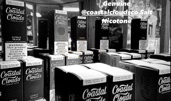 Coastal clouds e liquid salt nicotine