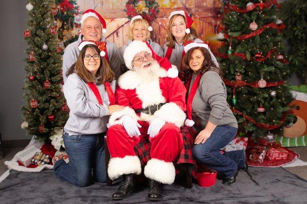 Photo of the team @ our client appreciation event. Santa made a special appearance.