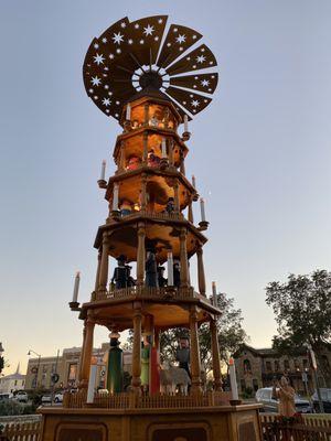 The traditional German Christmas pyramid