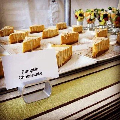 Pumpkin Cheesecake Filled Engagement Party.