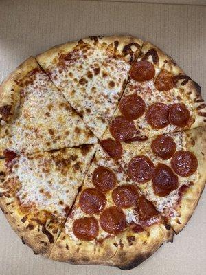 Pepperoni and Cheese Pizza!