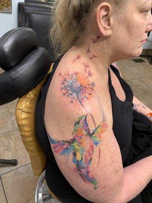 Watercolor tattoo