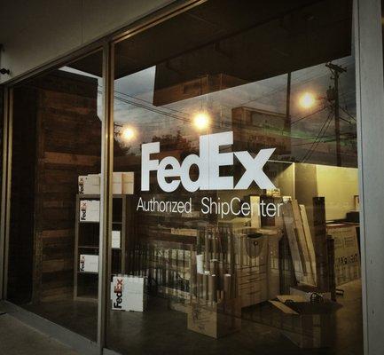 We are a FedEx Authorized Shipping center.