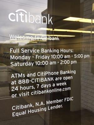 Banking Hours