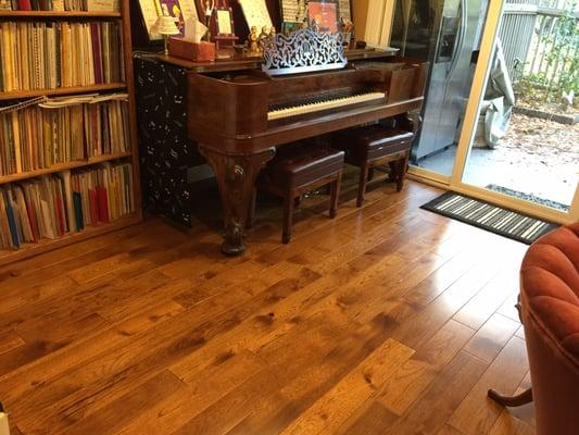 Hallmark brand prefinished hickory floor