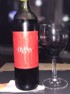 Noughty Dealcoholized Syrah red wine