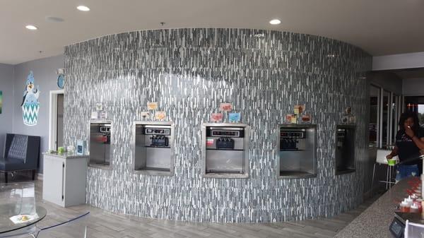 Yogurt wall