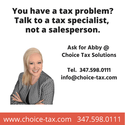 Call to get a consultation with Senior Tax Advisor Abby Eisenkraft