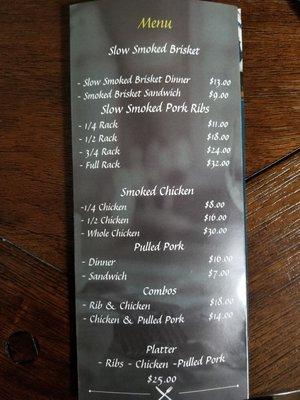 S & T Food Menu