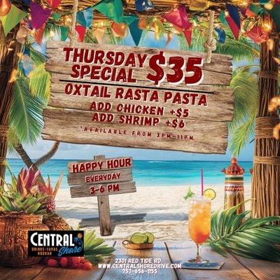 Caribbean Specials Every Thursday!!