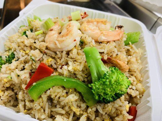 Spicy Fried Rice with Shrimp