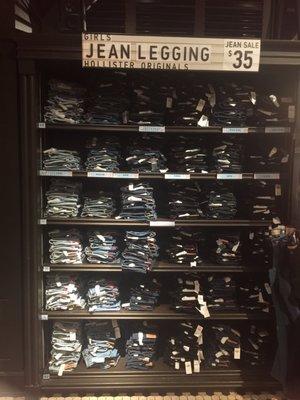 Jeans are on sale