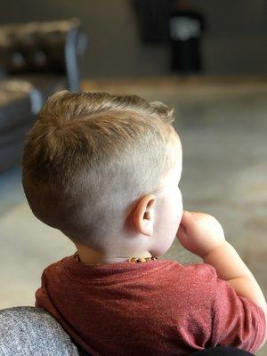 Little man hair cut