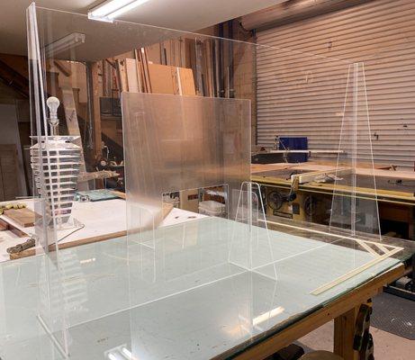 Custom acrylic barriers