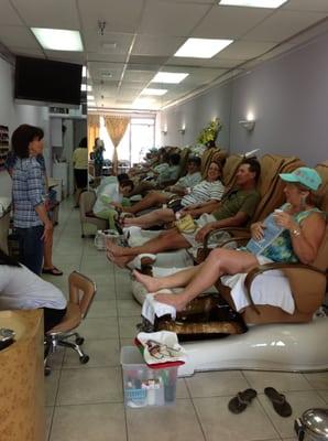 Spa pedicures for $17.99!