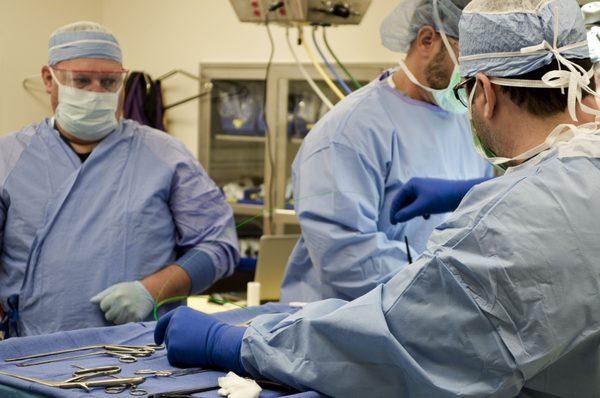 Team Oberlander in The Spine Hospital of Louisiana operating room.