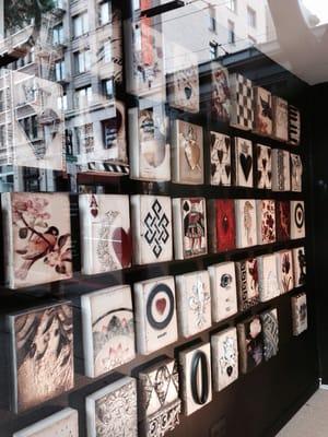 Nice eclectic selection of Sid Dickens tiles.