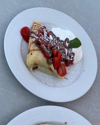 Strawberry Banana Nutella Crepe