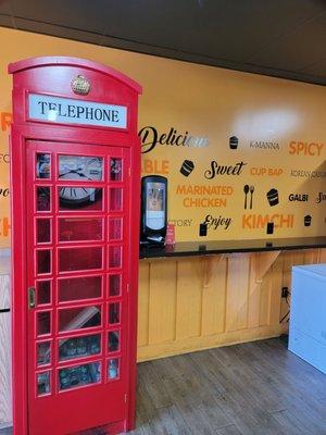 London telephone booth