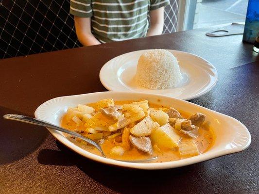 Masaman Curry with Beef