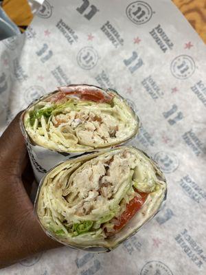 Jimmy John Chicken Caesar wrap