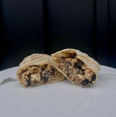 Las Brasas breakfast burritos...sausage, bacon and veggie available!